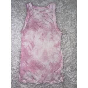 A New Day Women’s M Pink Tie Dye Ribbed Top. Soft, Comfortable